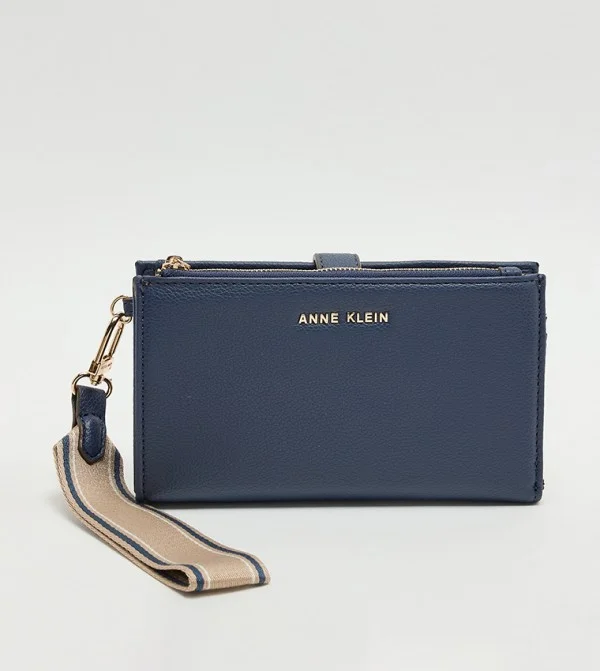 Anne Klein Textured Zippered Wallet